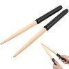 ROSENICE Taiko Drum Master Pair of Maibachi Drumsticks (Black)