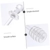 SHOWERORO 1set Acrylic Honey Pot Lid and Dipper Convenient Syrup