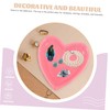 Gadpiparty Simple Yet Stylish Ceramic Jewelry Plate Heart Ring Necklace
