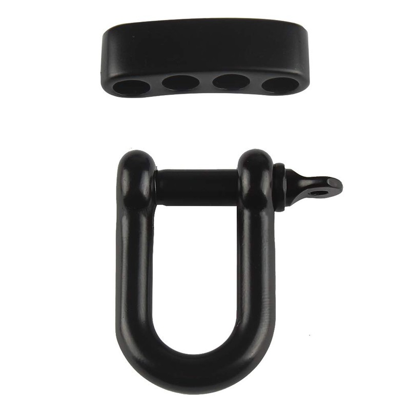 10PCS Alloy U Shaped Shackle Buckle with 4 Holes for