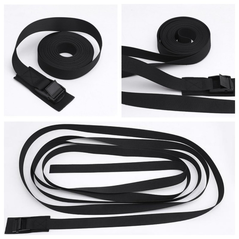 MEZOKUCEL 4 Pieces Heavy Duty Lashing Straps,1In(2.5cm) x 157In(4m) Cinch
