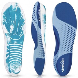 Plantillas para zapatos de espuma viscoelástica para hombres y mujeres, plantillas para caminar todo el día, fascitis plantar, pies planos, suelas aco