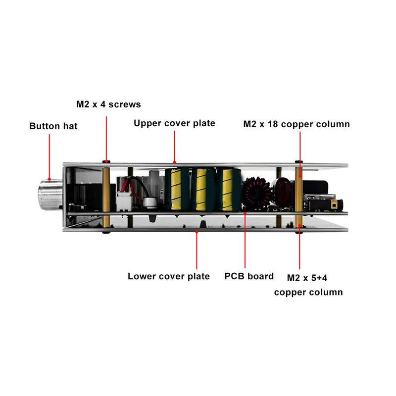 Bluetooth Digital Power Amplifier Module HD Sound High Low Pitch
