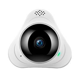 ZINKER Cámara WiFi Oculta Tipo Detector de Humo Panorámica 360º Full HD 1080p App V380pro CCTV Humo