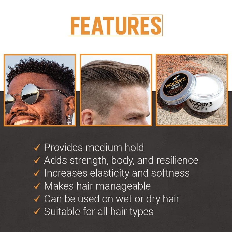 Woodys Mold It Hair Paste 100 g
