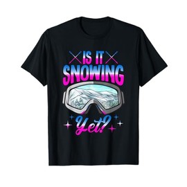 Ski 90s 80s Skiing Outfit Retro Skiing Goggles T-Shirt