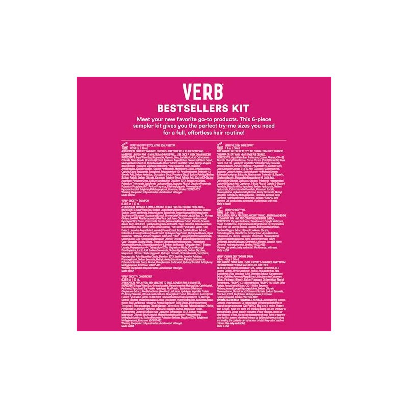 VERB VERB Trial Kit, 6 pc - Top Stylers &