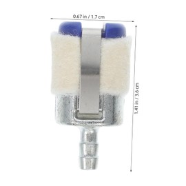 CAXUSD 6pcs Inline Filter for Motorcycles Cars Tractors and Chainsaws Engine Protection Durable Filter Element Versatile Filtration Improves Performance