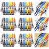 Dujelixa 4-in-8-out Lever Terminal Block Kit, Quad Input to Eight