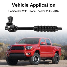 WMPHE Lower Intermediate Steering Shaft Compatible with 2005-2015 Toyota Tacoma Replacement for 4520304021 45203-04020 45203-04021 45203-04021 Drive Shaft U-Joint Coupler