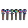 6 Pieces Bicycle Stem Screws, Titanium Alloy Bicycle Hex Cone