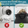 LOLOMLO Extra Large Canvas Laundry Bags with Handles & Drawstring