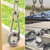 12 Stück Ringmutter M10, 304 Edelstahl Ringmutter, Gewinde Ösenmutter Hebegeräte