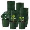 RooTrimmer 100 Pack 2.5 Inch Small Plant Pots, Plastic Nursery