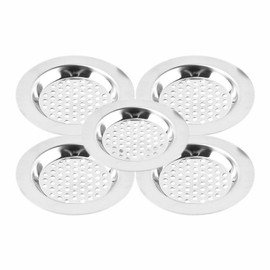 Sink Strainer Metal Filter Set Hair Catcher For Shower Drain Covers Sink Plug Kitchen Strainer For Drainer Protector Blocker Filter Bath Plug Sink Sieve Strainers Prevent Clogging Filter Stopper (5pc)