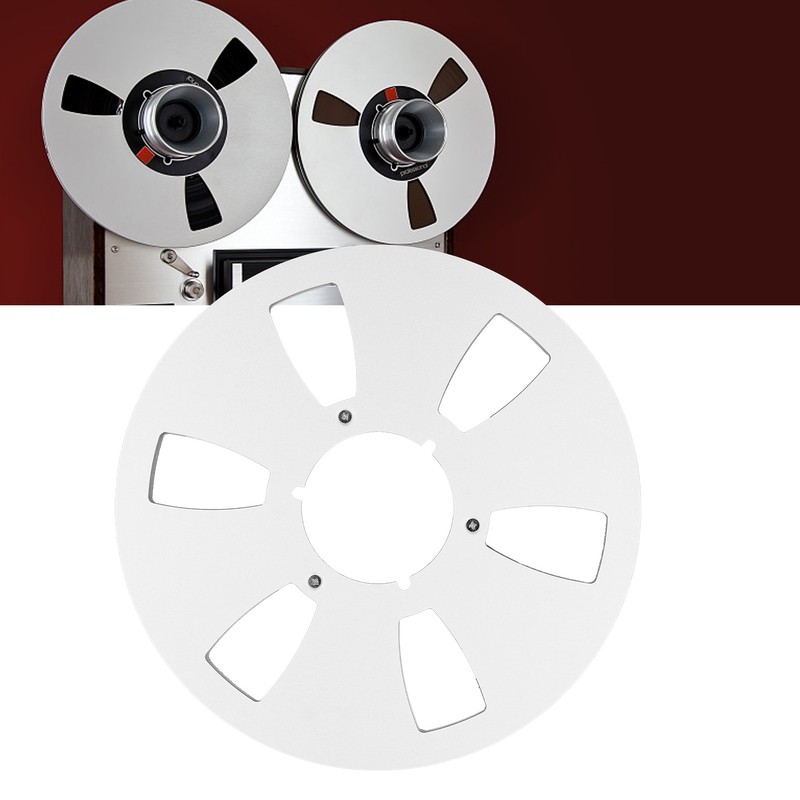 1/4 10.5 Inch Empty Tape Reel 6 Hole Aluminum Alloy