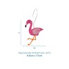 Trimits Felt Decoration Kits, 17 x 9.5cm, Flamingo