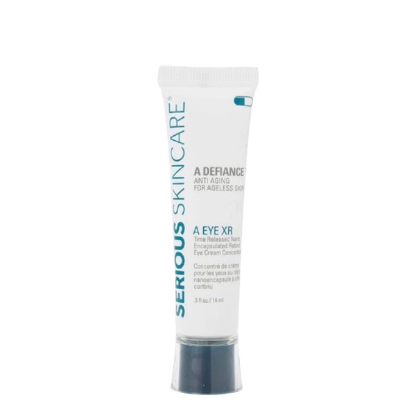 Serious Skincare A Defiance Retinol A Eye XR Cream Concentrate 0.5 oz. - Anti-Aging - Fine Line & Wrinkles - Time Released Retinol - Smoothing - Targeted Vitamin A Daily Wrinkle Cream - Fragrance Free