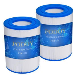 PDM28 Spa Filter Compatible with Pleatcoo Aquarestt Dream Makerr 461273 Powerful Filtration Performance 2 Pack Hot Tub Filter