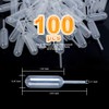Teenitor Plastic Pipettes Squeeze Dropper Disposable 4ml 100pcs Mini Flavor