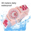 Children Cartoon Wrist Watch PVC Strap Waterproof Quartz Watch for