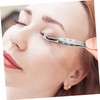 Baluue Stainless Steel Eyelid Massage Tweezers Gland Forceps for Eye