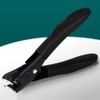 1+1 Strong cutting power to easily cut even thick athlete's foot toenails, shatterproof nipper straight nail clipper, black / 1+1 굵은 무좀발톱도 쉽게 자르는 강력절삭력 비산방지 니퍼일자 손발톱깎이, 블랙