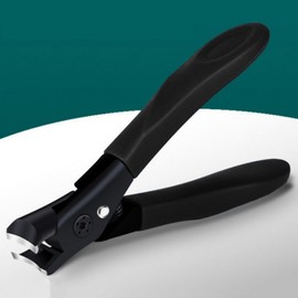 1+1 Strong cutting power to easily cut even thick athlete's foot toenails, shatterproof nipper straight nail clipper, black / 1+1 굵은 무좀발톱도 쉽게 자르는 강력절삭력 비산방지 니퍼일자 손발톱깎이, 블랙