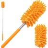 Timotech Set 2 Piezas Plumero de Microfibra con Mango Extensible,