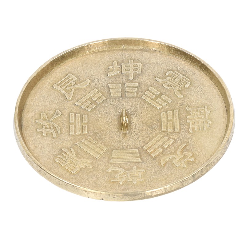 Feng Shui Brass Concave Bagua Mirror Good Luck Anti Rust