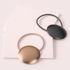 The Hair Edit Gunmetal Royal Disk Ponytail Holder Elastic