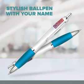 Destination Vinyl ltd Name - GRANDAD - Aqua Ballpoint Pen Industrial Red #206572