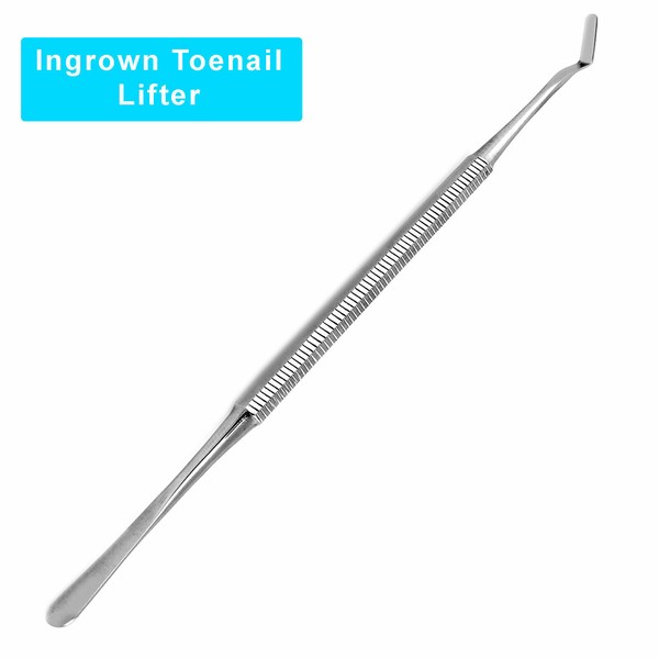 DUAL SIDED STAINLESS STEEL INGROWN TOE NAIL LIFTER CHIROPODY PODIATRIST TOOL
