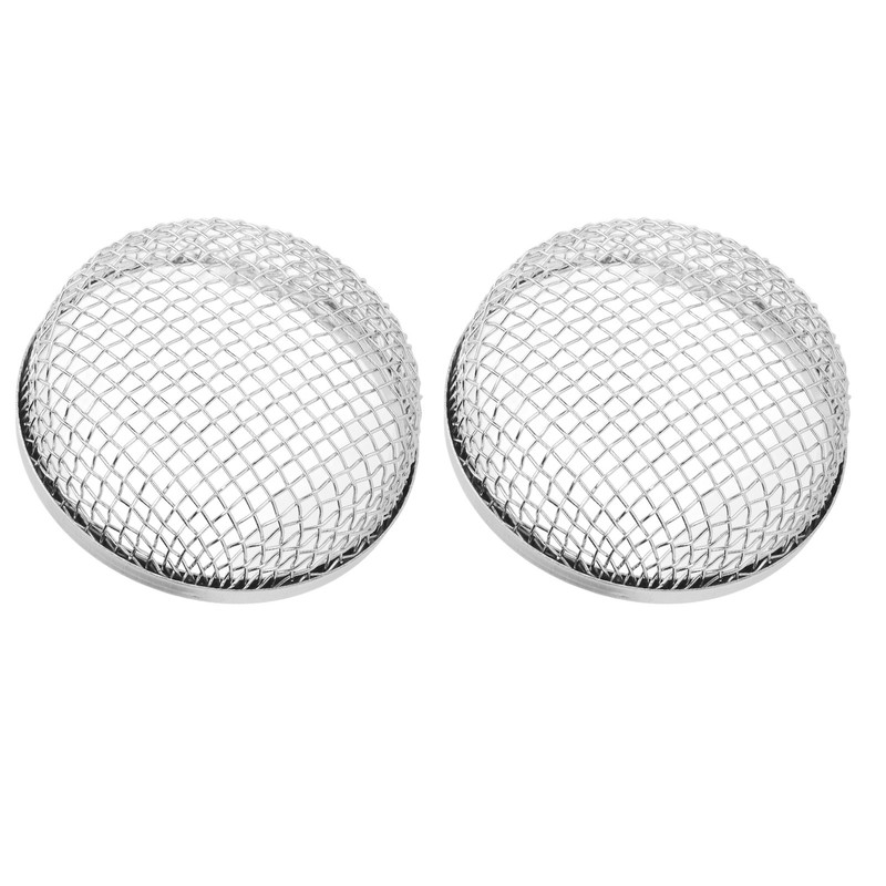 2Pcs RV Furnace Vent 2.8in Round Stainless Steel Flying Bug