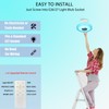 NCBNCB Waterproof Smart LED Shower Ceiling Light Fixture with Bluetooh