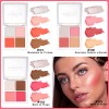 Paleta Rostro 3 En 1 Rubor Iluminador Contorno 4 Tonos