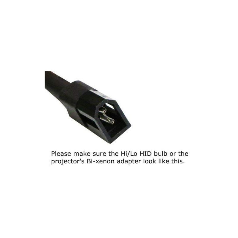 Innovited HID Replacement Bi Xenon Headlight Wiring Harness Hi Lo