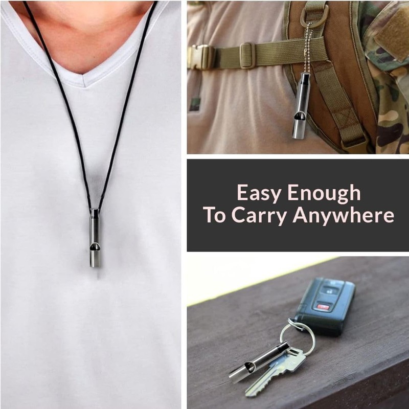 Yidome Titanium Emergency Whistle EDC Safety Whistle Loud up to