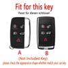 HIBEYO Car Key Case Fits Land Rover LR2 LR4 Discovery