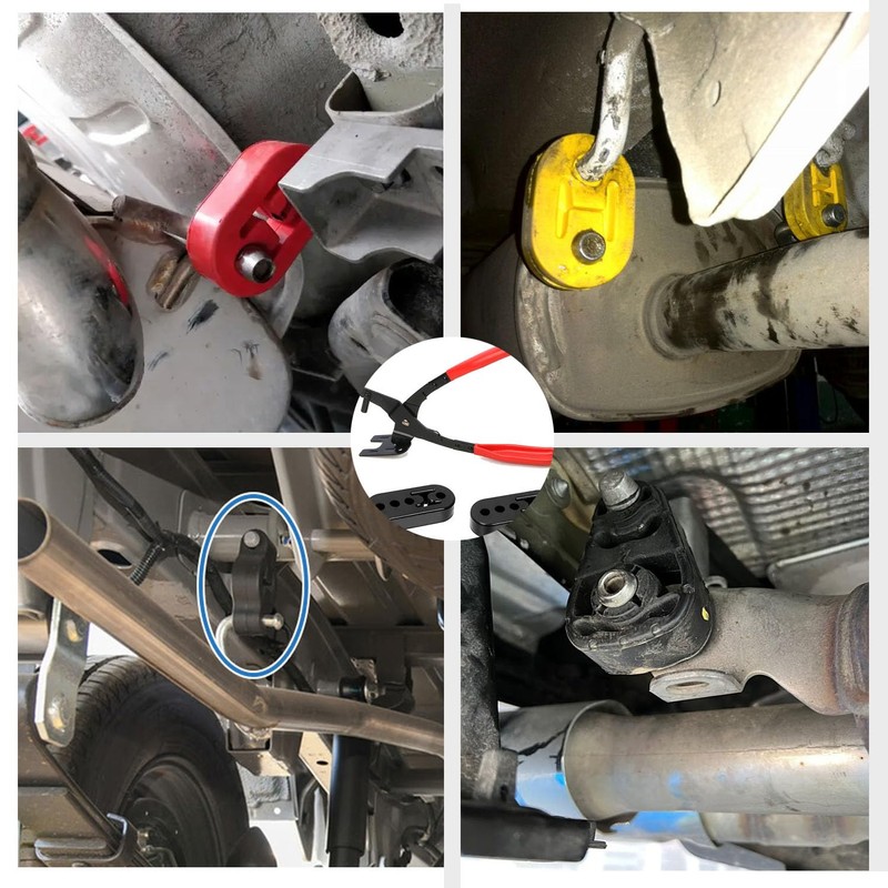 Shengsenfu 10" Exhaust Hanger Removal Pliers and 2 Hole Exhaust