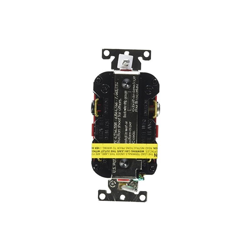 Leviton 20A-125V Extra-Heavy Duty Industrial Grade Weather/Tamper-Resistant Duplex Self-Test GFCI