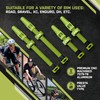 JRC Components 44MM Aluminum TUBELESS VALVES - Acid Green