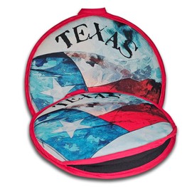 11" Tortilla Oven Texas Flag Distressed Tortilla Warmer. Keeps Tortillas Fresh and Warm for Over 1 Hour! Tortillas Stay Soft Throughout The Entire Meal.