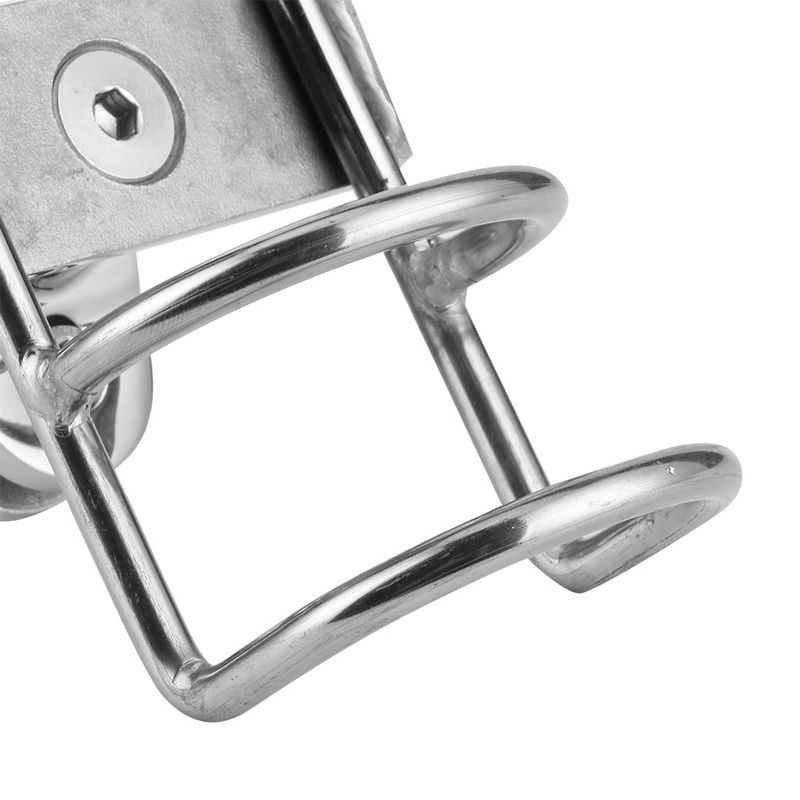 Fishing Rod Rack Stainless Steel Rail Mount Pole Bracket Support