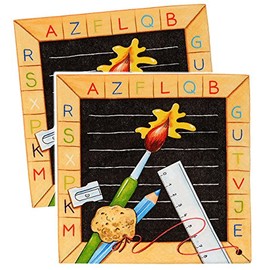 20 Stück _ Servietten - " Schultafel - ABC " - Schulanfang Party / Schuleinführung - Kinderparty Schule - Schultüte Zuckertüte / Mädchen & Jungen - Serviette Tischserviette Papier - Schulbeginn Fest Deko - Einschulung
