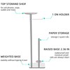 FEILERN Toilet Paper Holder Stand for Bathroom Floor Standing Toilet
