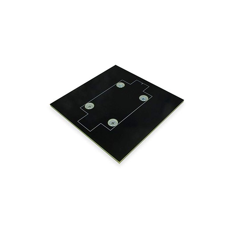 Winford Engineering DIN Rail Mounting Plates, 4.0" x 4.0" Plate