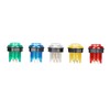 5pcs 28mm Arcade LED Light Push Button with Switch, LED