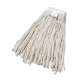 Boardwalk 2024CCT Cut-End Wet Mop Head, Cotton, No. 24, White 12/Carton