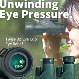 Gosky 12 x 55 High Definition Monocular Telescope and Fast Smartphone